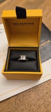 0.50 Carat Cluster Diamond 9 Carat White Gold Ring Size J
