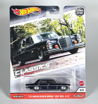 ホットウィール モダンクラシックス '72 メルセデスベンツ 280 SEL Hot Wheels Car Culture Modern Classics '72 Mercedes-Benz 280 SEL