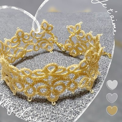 Gothic Vintage Armband (100% handmade)