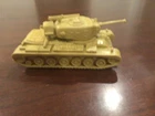 VINTAGE MARX BATTLEGROUND / DESERT FOX TAN SAND COLORED # 51 TANK