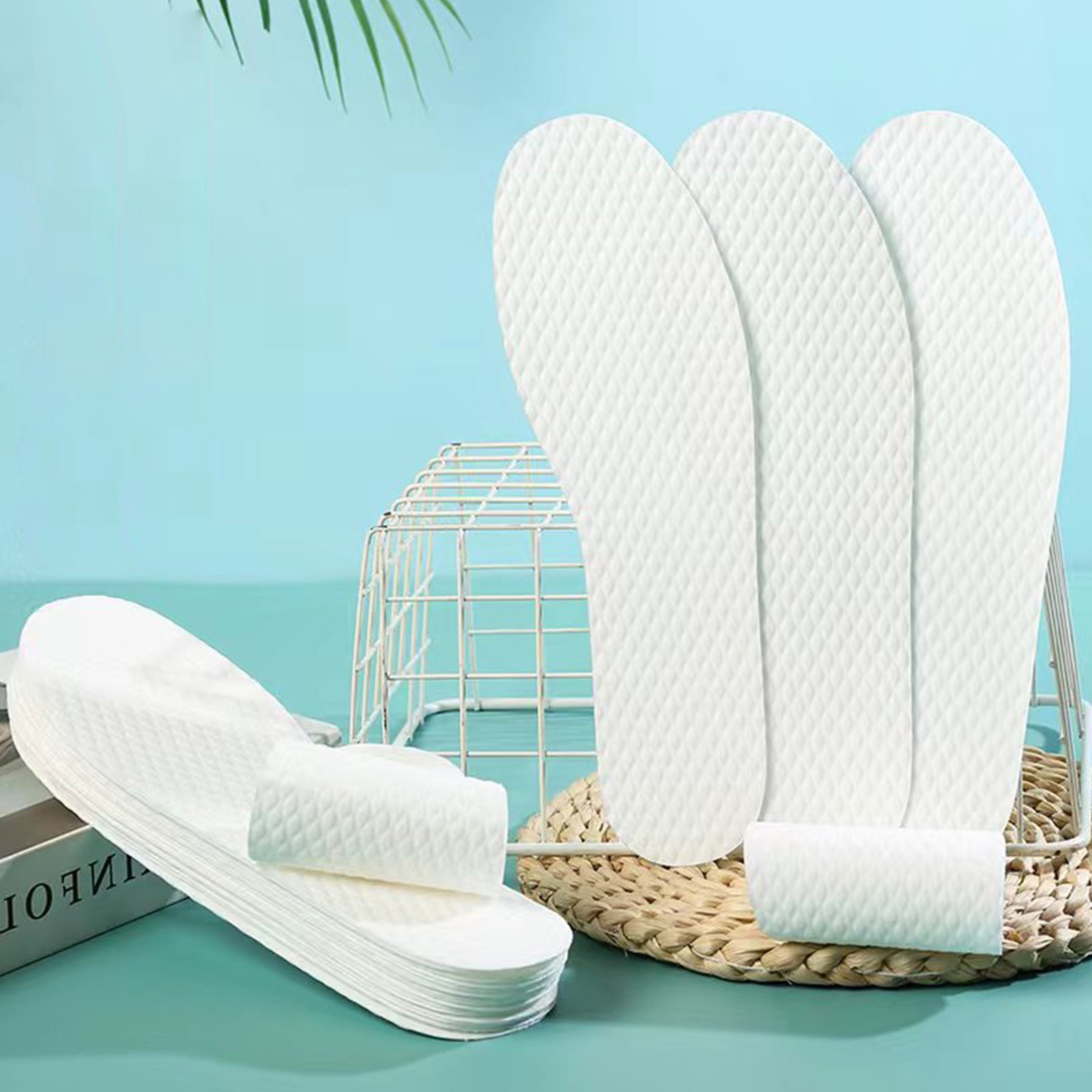 10 Pair Insole Disposable Shoe Pad Insert Odor For Sports White 36 Size