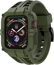 Rugged Apple Watch Band Bumper Case Cover Strap Iwatch SE 9 8 7 6 5 4 3 2