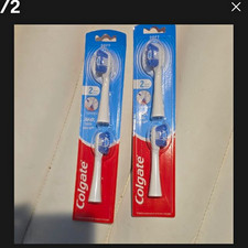 Colgate 360 Sonic Soft Replacement Brush Heads 2 Pack White/Blue