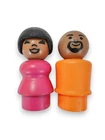 Vintage Fisher-Price Sesame Street Little People Figures ~ SUSAN and GORDON