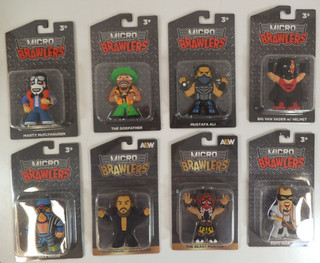 Eight Pro Wrestling Micro Brawlers Figures inc. The Beast Mortos Scapegoat #K2