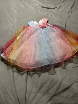 Jessica Ann Toddler Girls Fairy Tutu Dress Size 2T Princess Tulle Skirt Sparkle