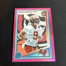 2025 Donruss Optic Emeka Egbuka Pink Prizm Rated Rookie #265 (RC) Buccaneers