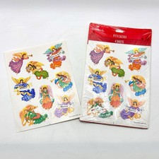 Vintage Hallmark Christmas Angel Stickers Sealed Pack 3-4 Sheets 1 Loose