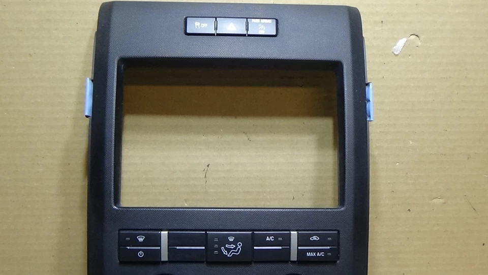 2009-2014 Ford F150 AC Heater Climate Control Switch Bezel DL3T-19980-AA - Image 3 of 4