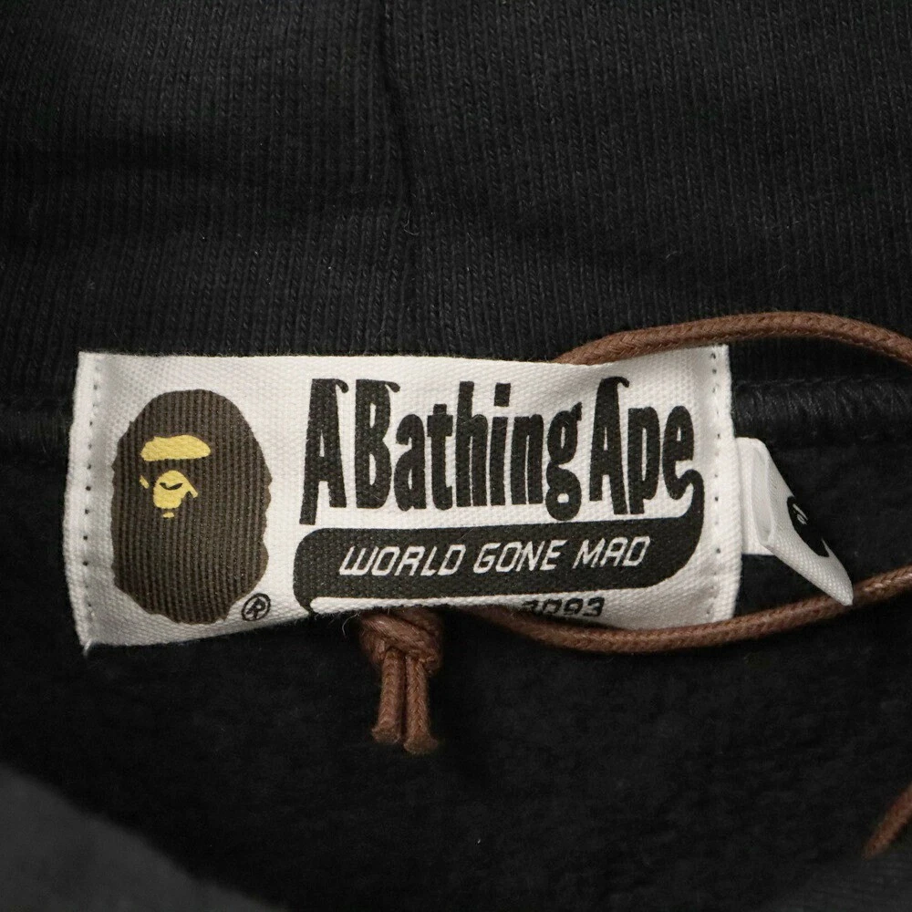A BATHING APE (BAPE) Felpa con cappuccio A Bathing Ape taglia 2Xl Pusha T pullover parka pusher