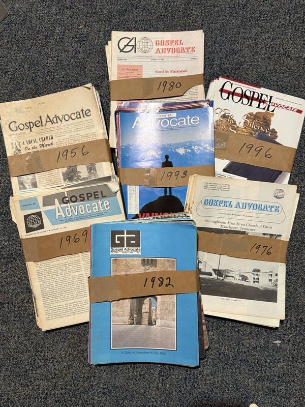 Gospel Advocate Magazines - 1953-1996