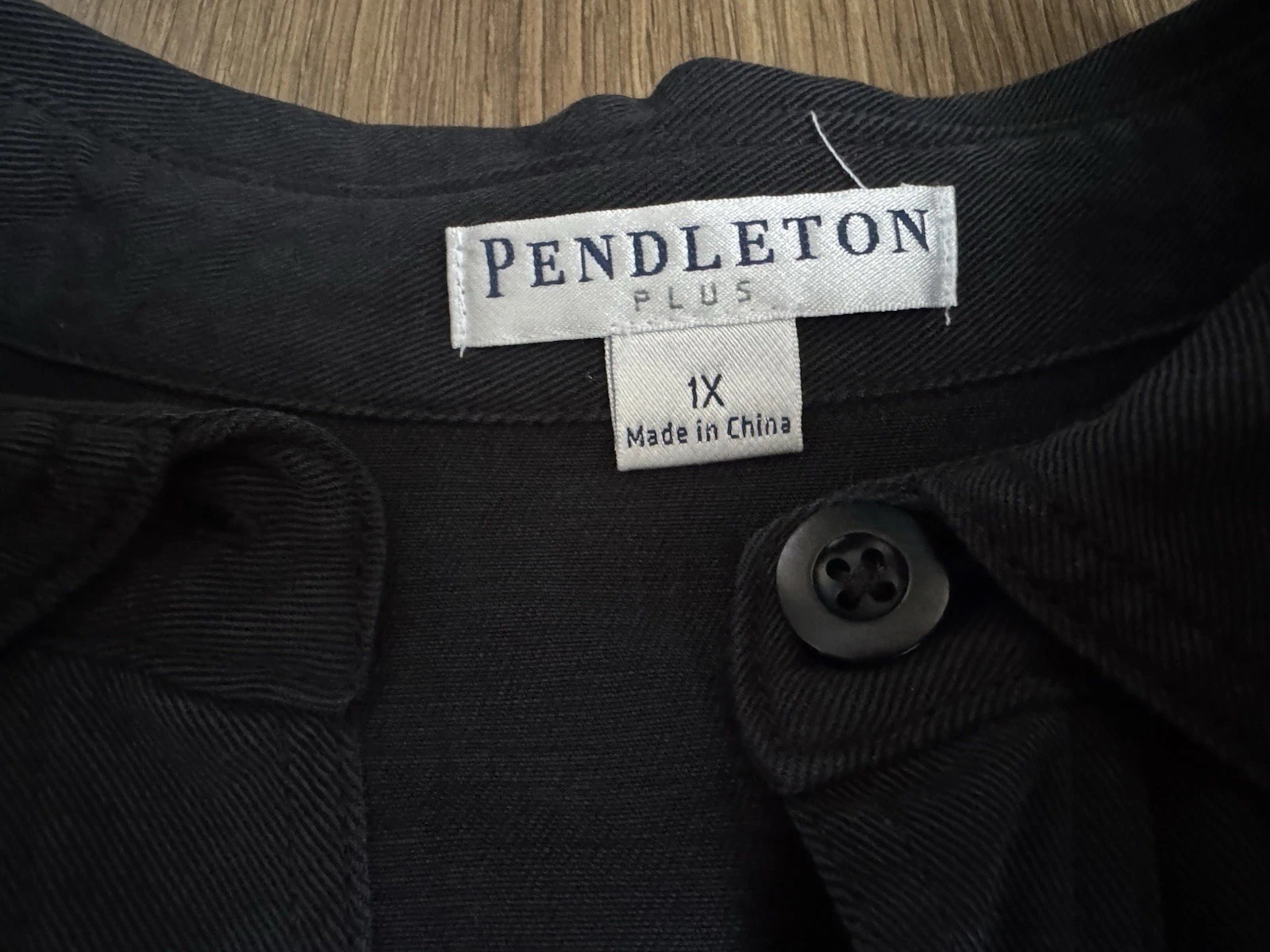 Pendleton Plus Button Down Women’s Blouse 1XL 3/4… - image 2