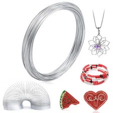 18 Gauge Aluminum Wire for Crafting - 52 Ft Bendable Sculpting 1 mm, silver 