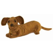 40cm Hansa Dachshund Pup Realistic Cute Soft Stuffed Animal Plush Toy