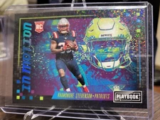 Rhamondre Stevenson 2021 Playbook In Motion Rookie #INM-RST Near Mint