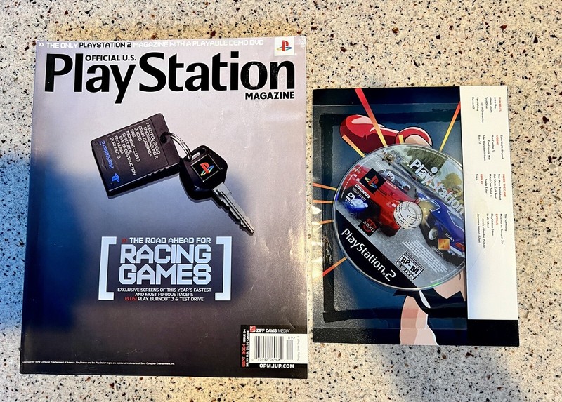 Official PlayStation Magazine September 2004 Issue 84 & Demo Disc