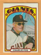 Charlie Fox San Francisco Giants 1972 Topps #129