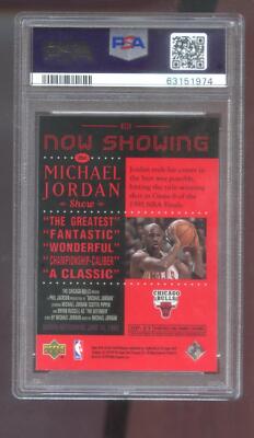 MARVEL allure マイティー・ソー 99シリ psa10 1999-00 Upper Deck Now Showing #NS30 Michael Jordan PSA 10