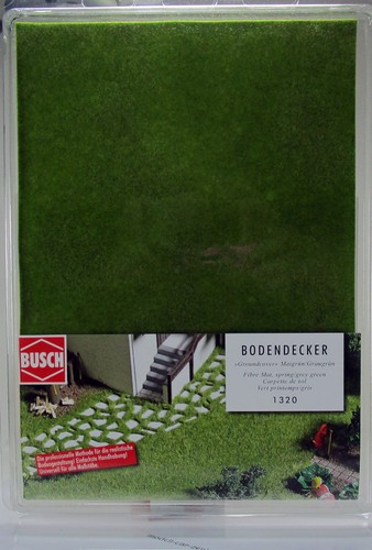 Cubierta de suelo Busch 1320 Groundcover verde mayo verde gris 1:87 NUEVO | Zustand: Neu