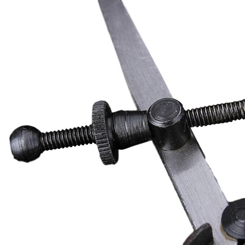 Verstellbarer abschließbarer Flügelteiler Leder Handwerk Kompass - Bild 4 von 5
