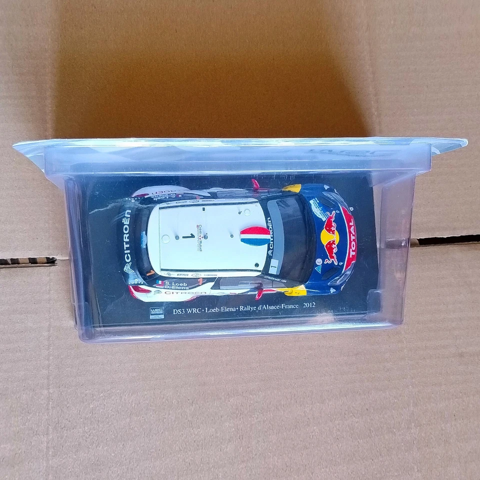 Citroën DS3 WRC Rallye Alsace 2012 Loeb 1/24 Modellino Auto Rally Die-Cast Nuovo - Immagine 4 di 4