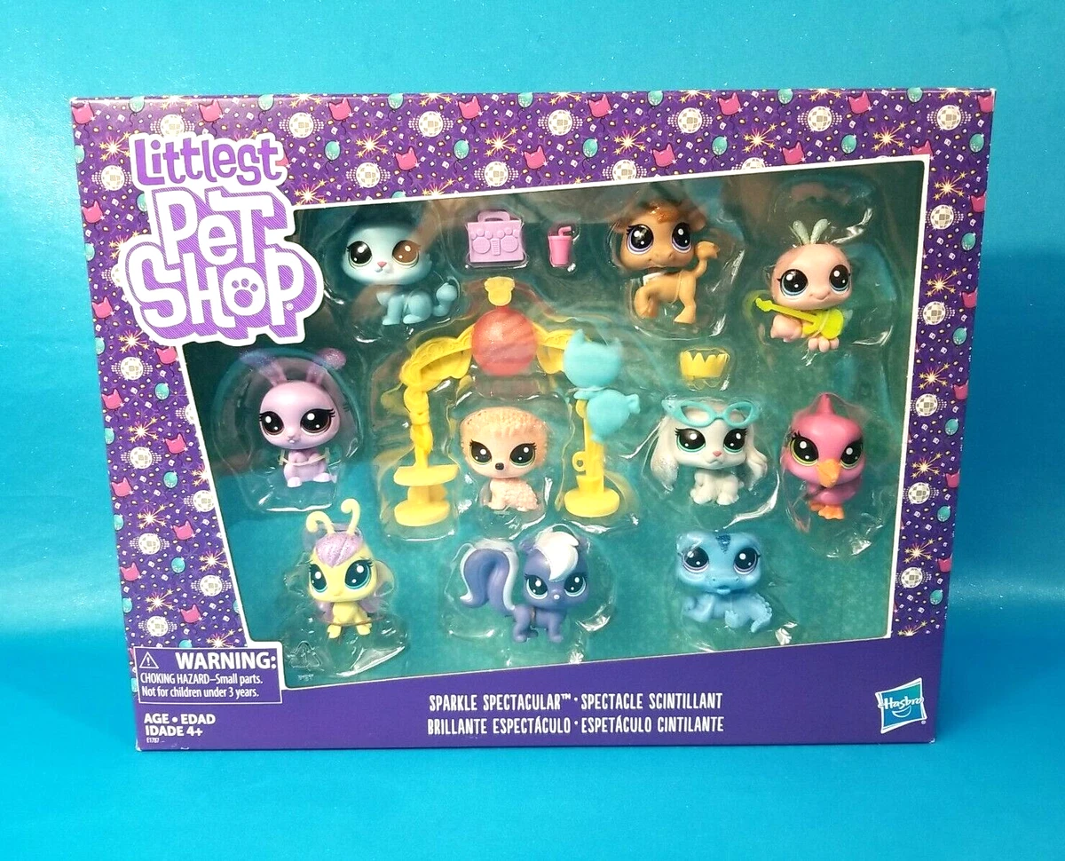 Littlest Pet Shop Sparkle Spectacular Collection Pack Toy, Includes 10  Glitter Pets, Ages 4 and Up ( Exclusive)