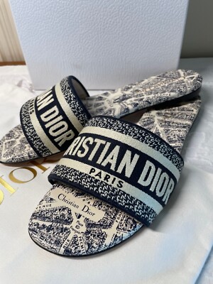 Christian Dior Sandalen Dway Slide Schlappen 38 neu