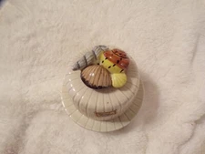 VTG 1976 Hand Painted Fitz and Floyd Trinket Box