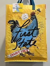 Trader Joe's DELAWARE Regional Reusable Shopping Tote Bag - Collect 'em All!