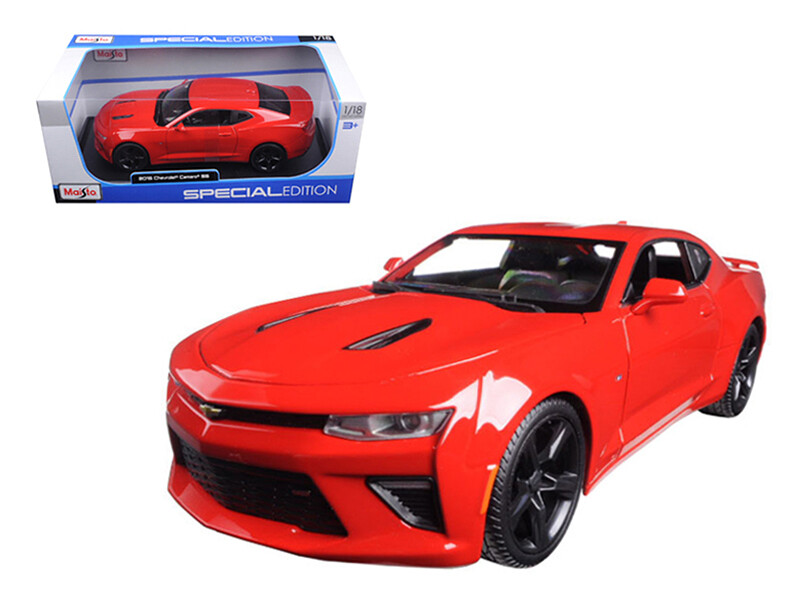 Chevrolet Camaro 赤 1/18スケールモデル 2016 Chevrolet Camaro SS Red 1/18 | eBay