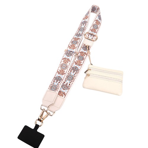 Mobile Phone Bag with Shoulder Strap Cell Wallet Adjustable Lanyard Crossbody - Photo 22 sur 23