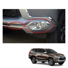 Fits Mitsubishi Pajero Montero Sport Suv Fog Lamp Light Cover Chrome 2015 2018 Fits Mitsubishi Pajero Montero Sport Suv Fog Lamp Light Cover Chrome 2015 2018