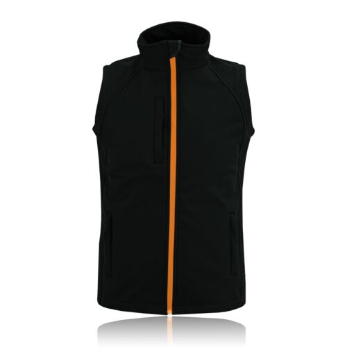 Mens Softshell Bodywarmer Sleeveless Jacket Gilet Body Warmer Work Fleece Lined - 第 2/7 張圖片