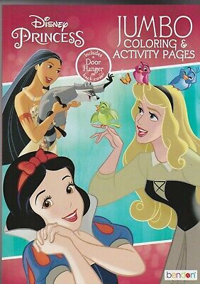Brand New Disney Princess Jumbo Coloring & Activity Book Color Fast