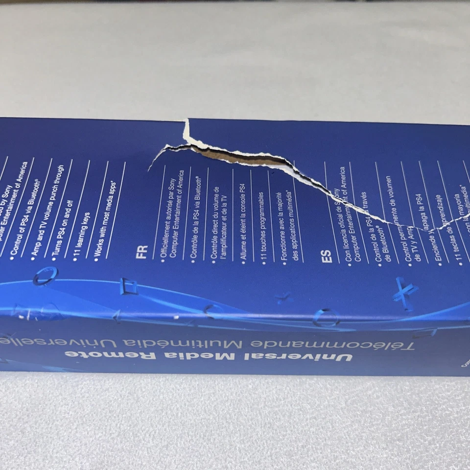 PS4 Controller Official Universal Media Remote. New Damaged Box - Image 3 of 4