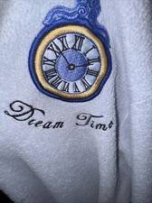 Delicates Medium Blue Dream Time, Time To Sleep Bath Robe