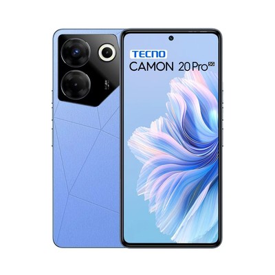 Tecno Camon 20 PRO 5G Blau (RAM 8GB, 128GB) 6,67'' 64MP Kamera Dual SIM CK8n