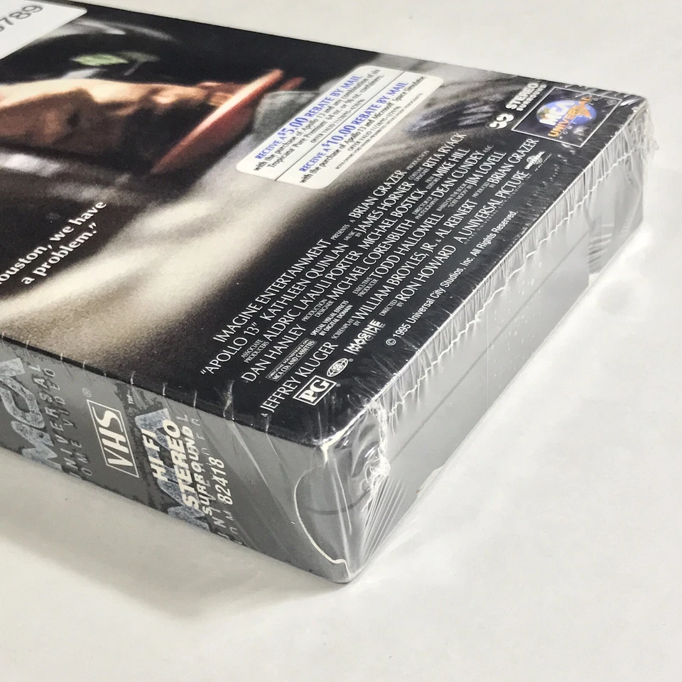 NEW APOLLO 13 - Tom Hanks VHS, 1995 MCA Universal Movie - FACTORY SEALED!! - Image 4 of 4