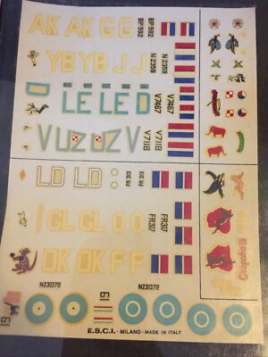 ESCI DECALS 1/72 BP592 AK YB LD