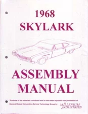 1968 Buick Skylark Assembly Manual Book Rebuild Instructions Illustrations Guide
