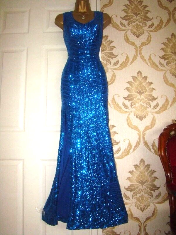 quiz blue sequin dress Blue Sequin Quiz Sequin Bodycon Dress Blue Sequin Quiz Long Sleeve Sequin  Dress Quiz Royal Blue