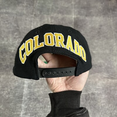 Men's Vintage 90 s American Needle Colorado Buffaloes CU Blockhead Snapback Hat