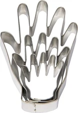 R&M International Hand Shaped Cookie Cutters, Assorted Sizes, 3-Piece Set in