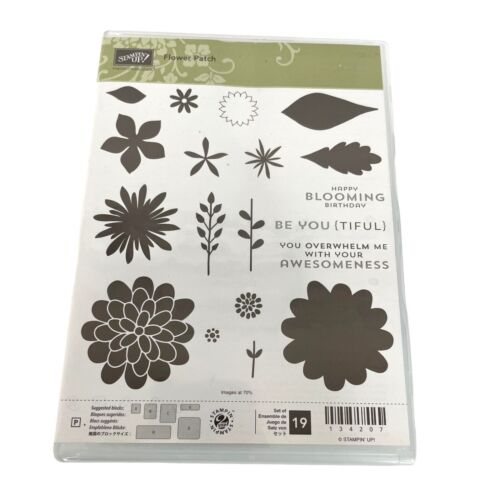 Stampin Up Flower Patch Stamp Set UNUSED