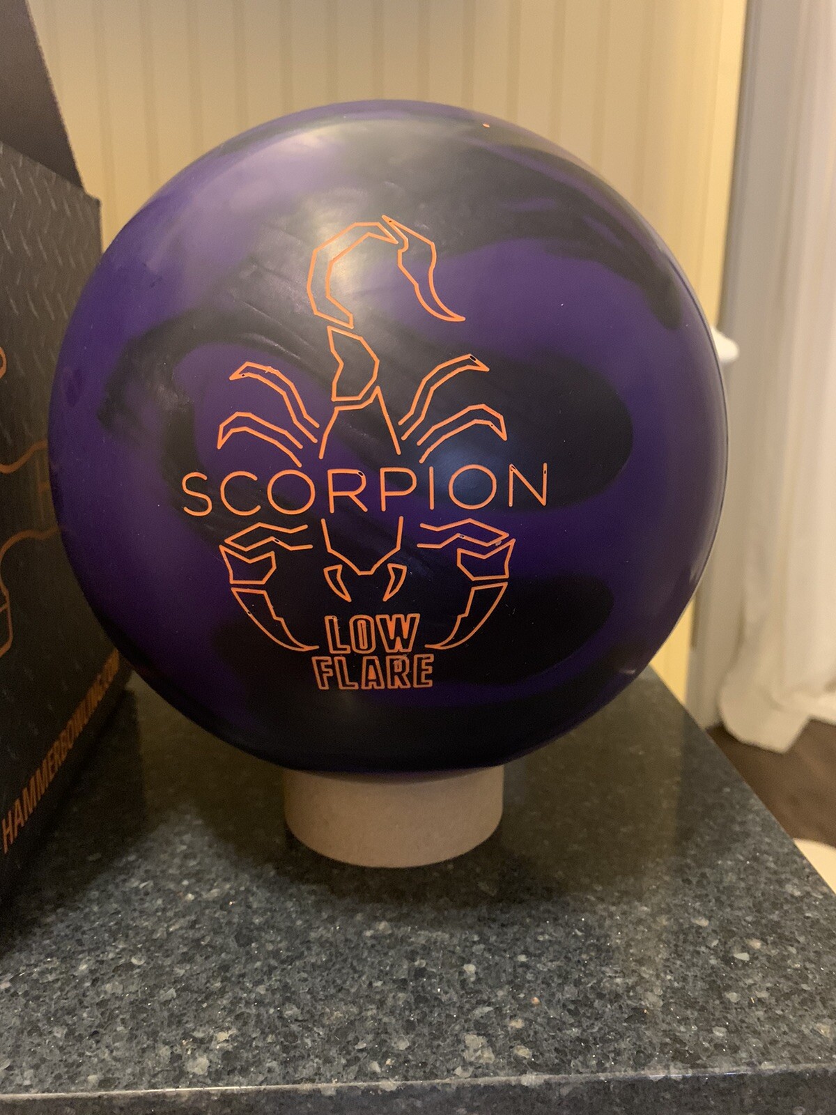 15 NIB 1st Q Hammer Scorpion Low Flare Bowling Ball 34 Pin 2.5 Top eBay