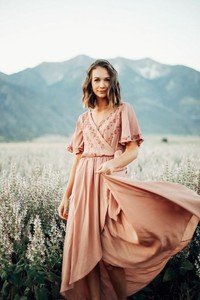 boho embroidered maxi dress