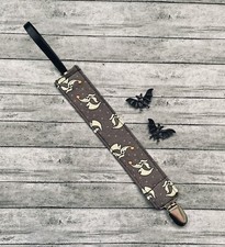 Spooky Nightmare Ghost Dog Baby Pacifier Clip Halloween Everyday