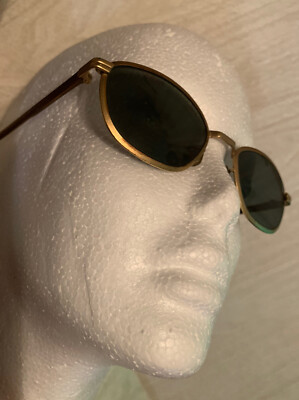 VINTAGE B&L RAY BAN UV SHOOTER SUNGLASSES Used Gold Frame | eBay