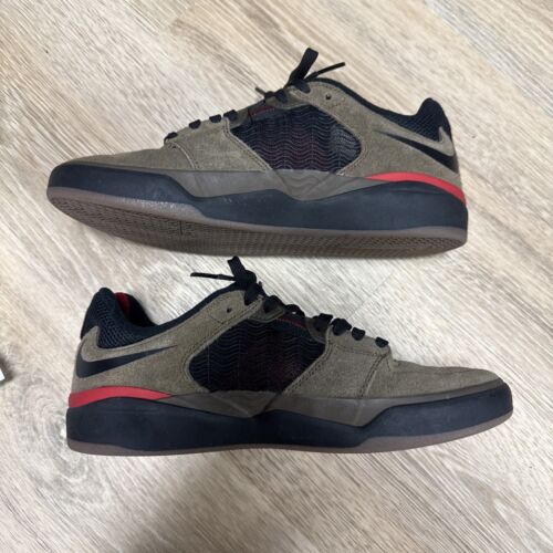 Size 7.5 - Nike Ishod Wair SB Light Olive - Picture 2 of 10