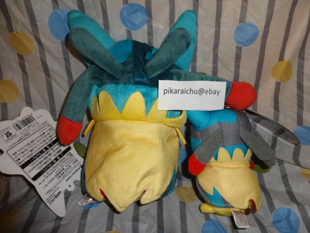 Pokemon Plush 5 Pcs/ Lot Lucario Shiny Lucario Mega Lucario